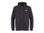 Zwarte hoodie met rits en Umbro-logo op de borst