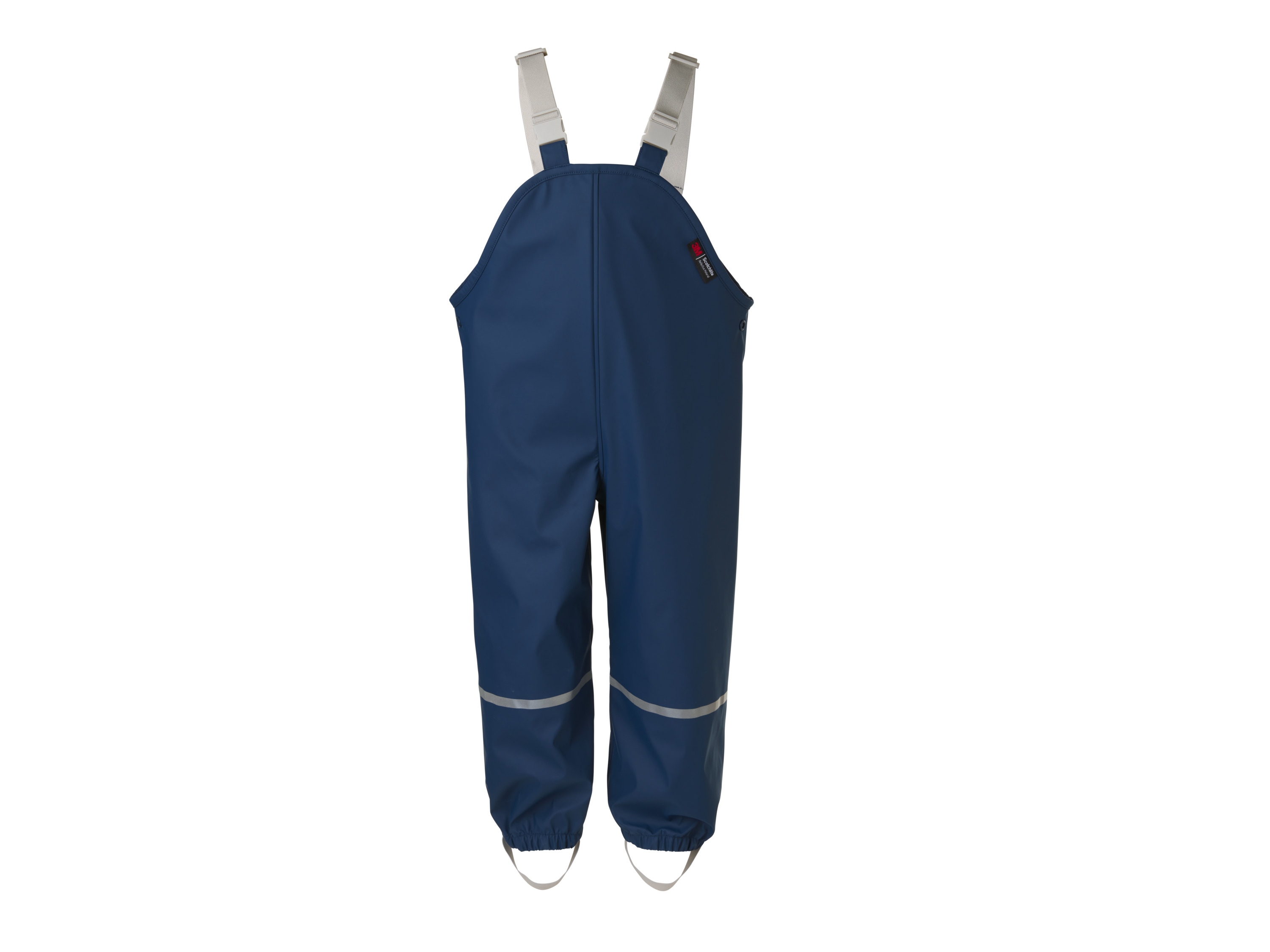 LUPILU Kinder regenbroek met bretels (Marineblauw, 86/92)