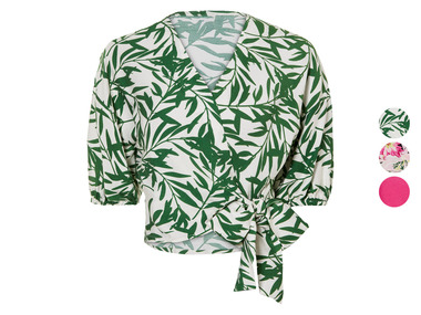 esmara® Dames wikkelblouse