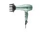 Mintgroene föhn met zwarte diffuser