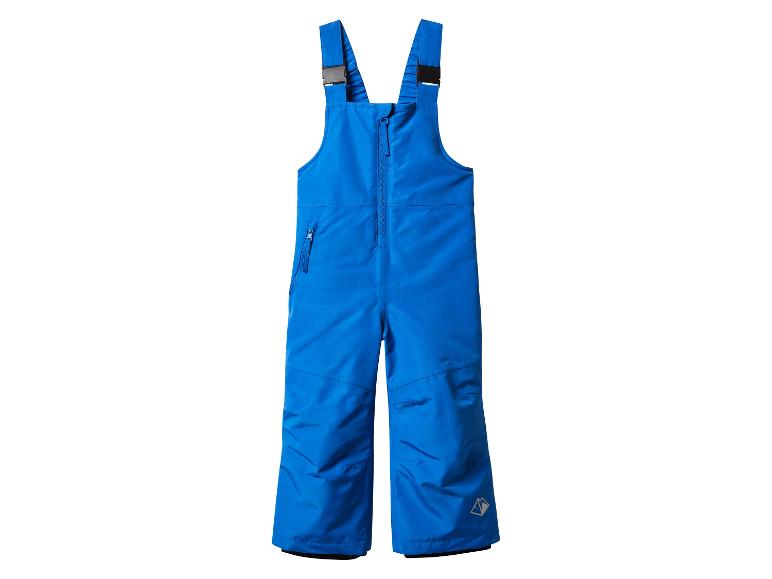 Blauwe kinder skibroek met bretels