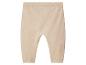 Beige baby legging van zacht katoen.