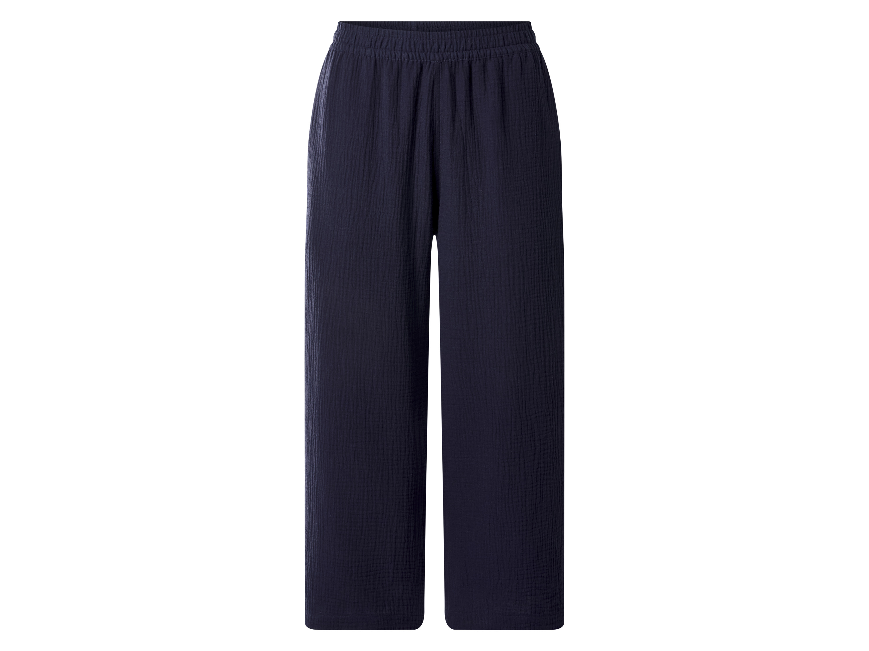 esmara Mousseline dames broek (Donkerblauw, M (40/42))