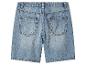 Lichtblauwe denim shorts met achterzakken