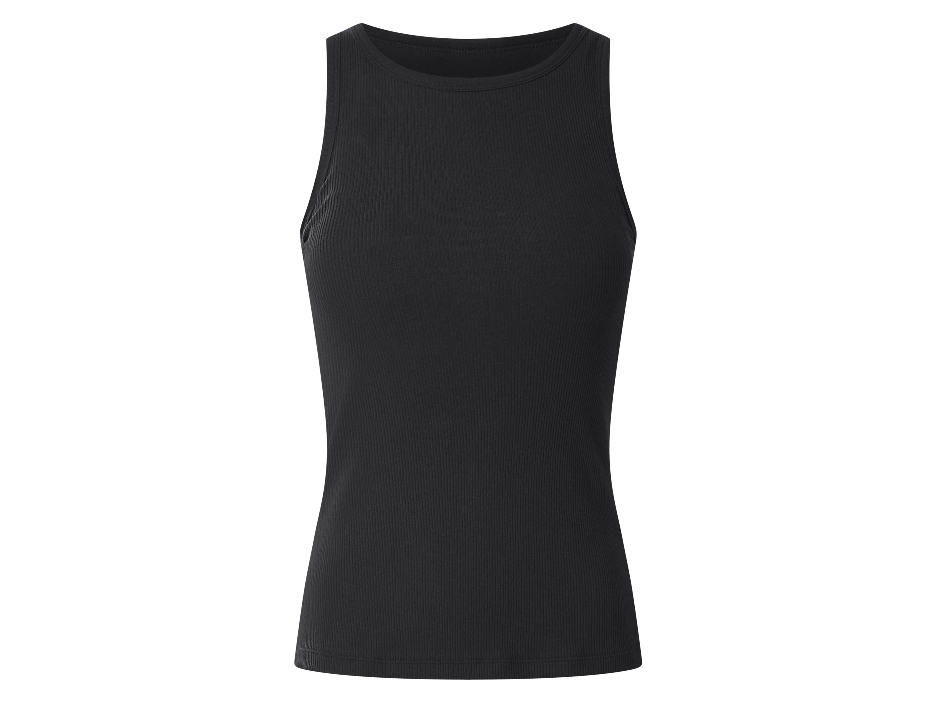 esmara Dames top met geïntegreerde bh (Zwart, S (36/38))