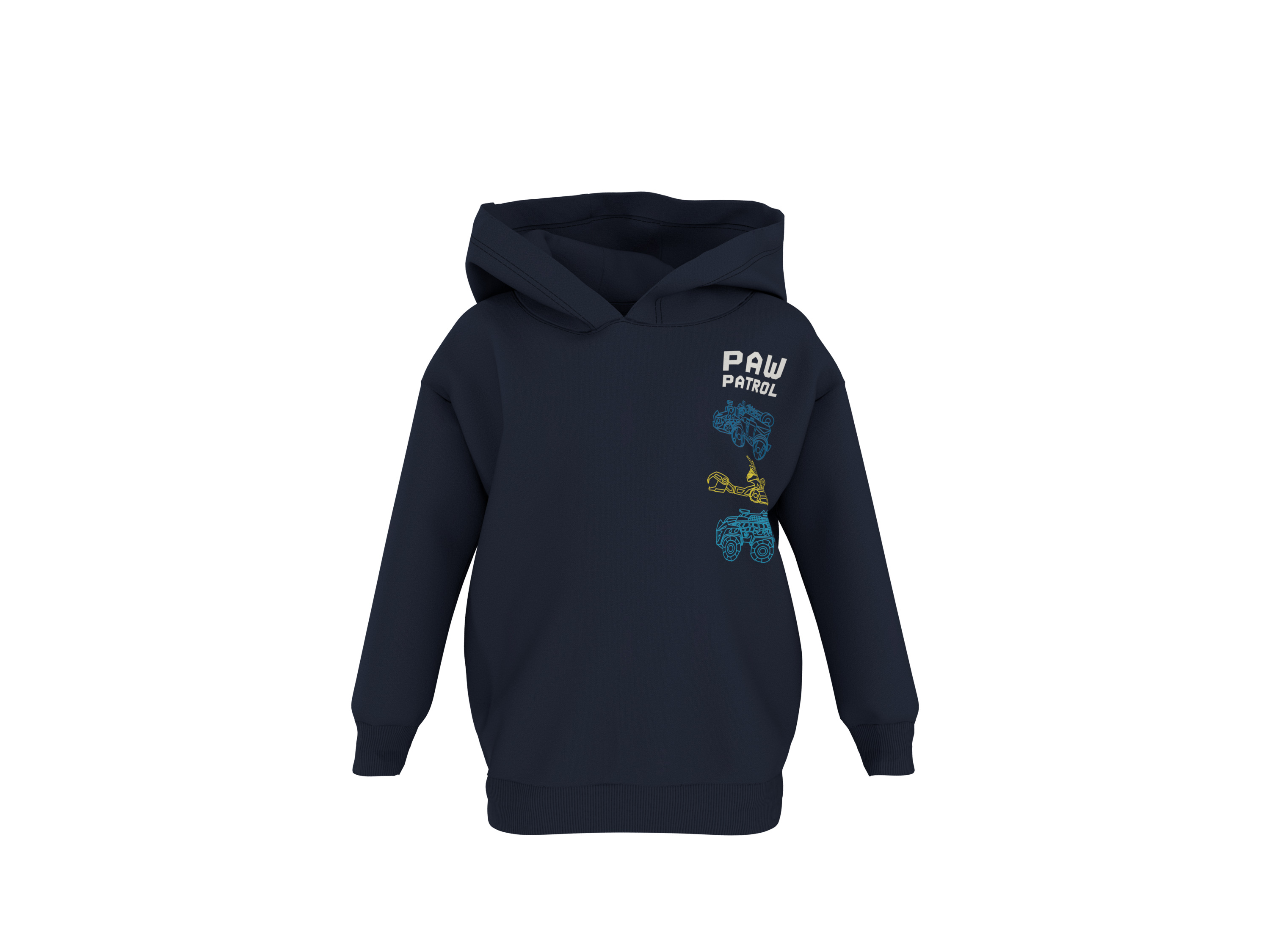 LUPILU Kinder sweater of hoodie Paw Patrol (Marineblauw, 98/104)