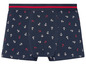 Blauwe boxershorts met ankerprint.