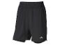 Zwarte trainingsshort met elastische tailleband en logo.