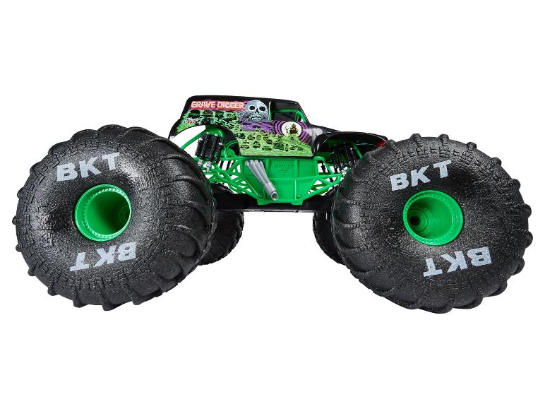 Grave Digger monstertruck met BKT banden, groen en zwart