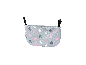 Grijze tas met roze en witte sterren voor Bayer Design poppenbuggy.