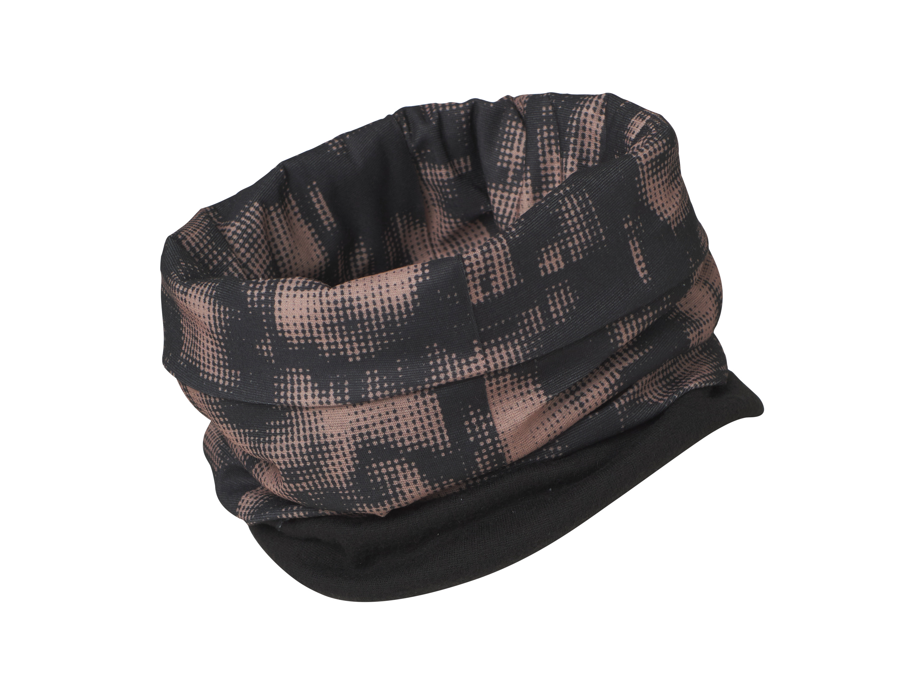 CRIVIT Multifunctionele nekwarmer (Zwart/Beige, one size)