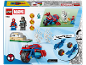 LEGO Marvel set met Spider-Man motor, figuren en accessoires.