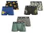 Kinderboxershorts met prints van tekenfilm- en videogamepersonages.