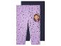 Twee leggings voor meisjes: een met stippen en Gabby, een donkerblauwe.