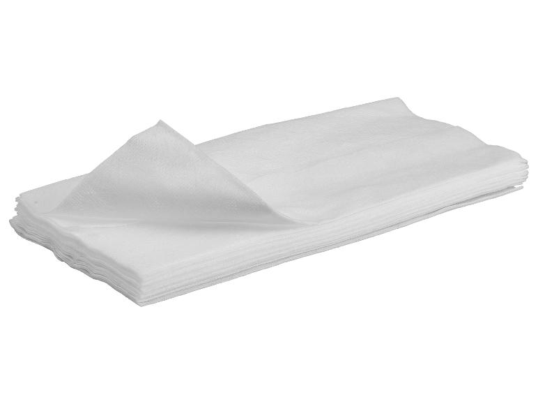 Stapel witte papieren handdoeken of servetten