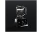 Zwarte blender met een digitaal display dat '0:00' toont en diverse functieknoppen.