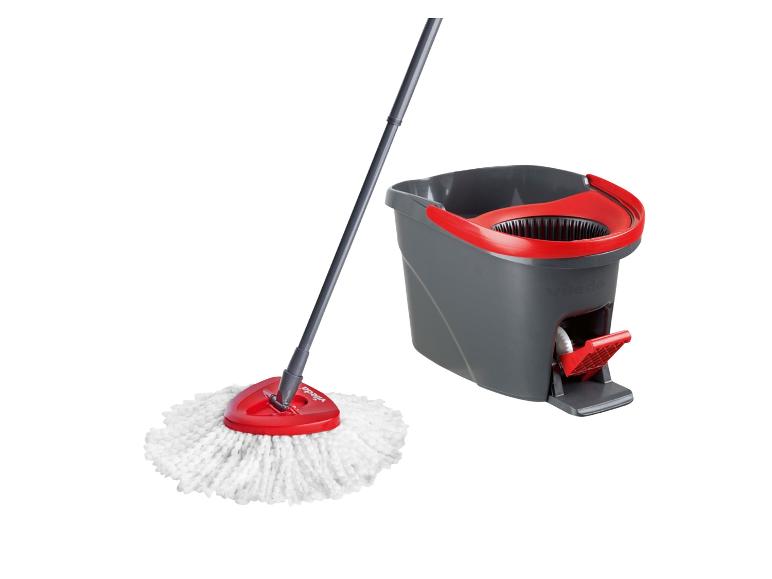 Vileda schoonmaakset met een dweil en een emmer met pedaal.