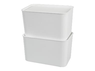 W5 Opbergboxen met deksel 5 L - 2 stuks