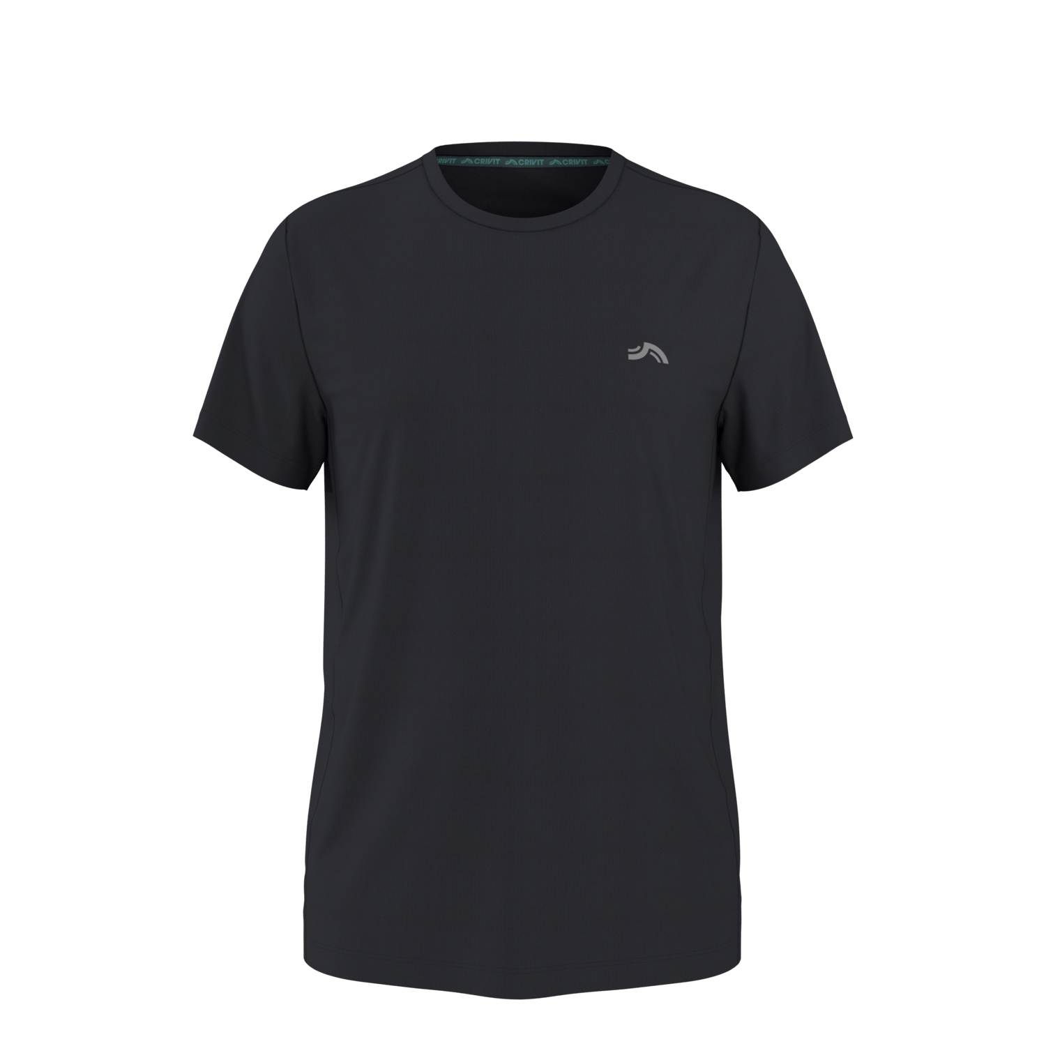CRIVIT Heren sportshirt (zwart, XL)