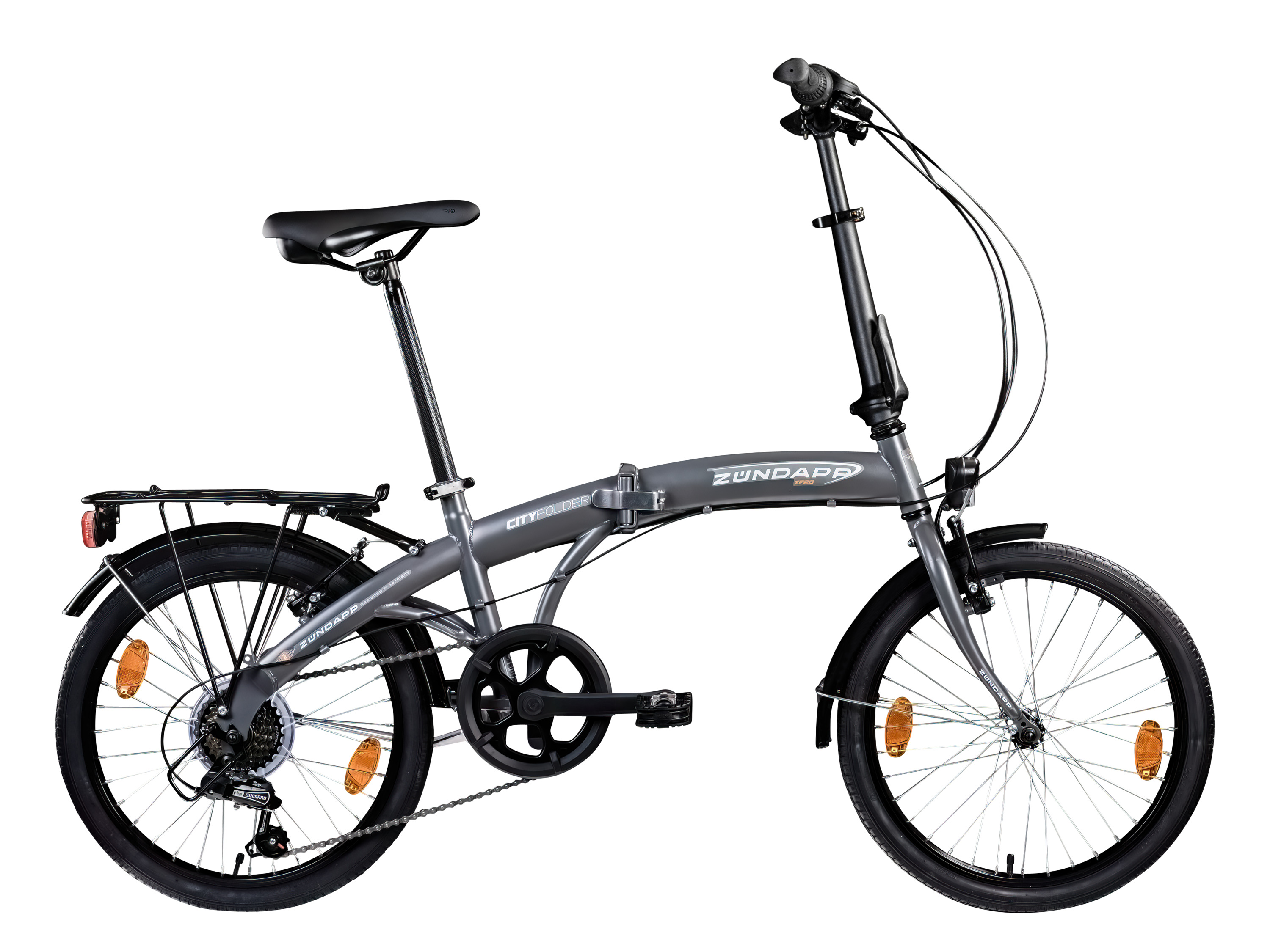 Zündapp Vouwfiets ZF20 Speed Folder 20" (Grijs, 20 inch)