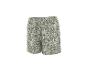 Groene shorts met witte bloemenprint