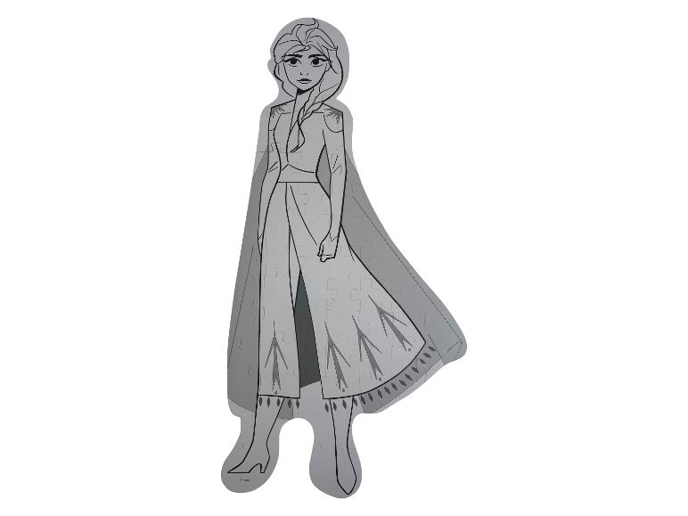 Een puzzel van Elsa uit Frozen.