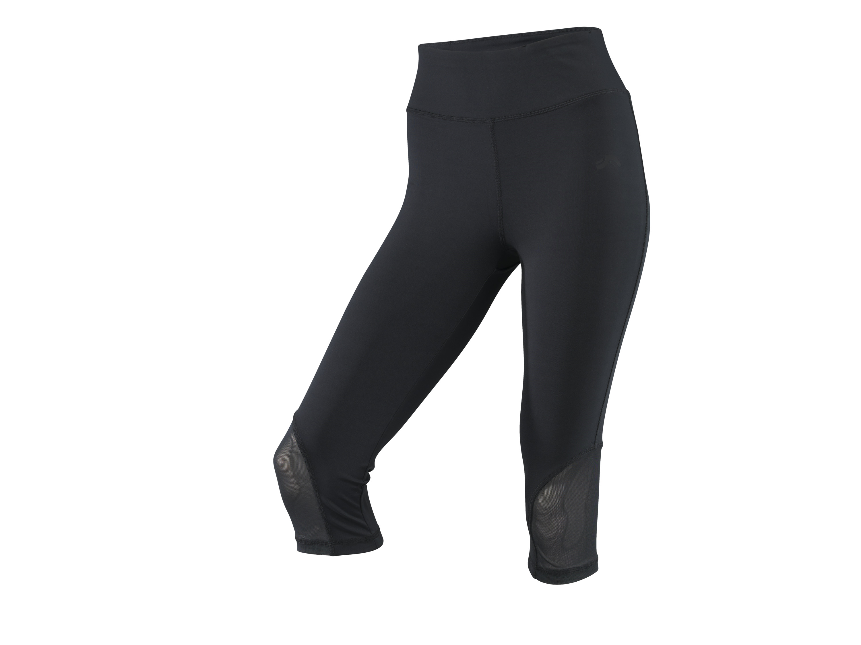 CRIVIT Dames capri sportlegging (Zwart, L (44/46))