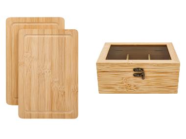 SILVERCREST® Bamboe snijplanken of theedoos