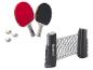 Crivit tafeltennisset met twee batjes, drie balletjes en een net.