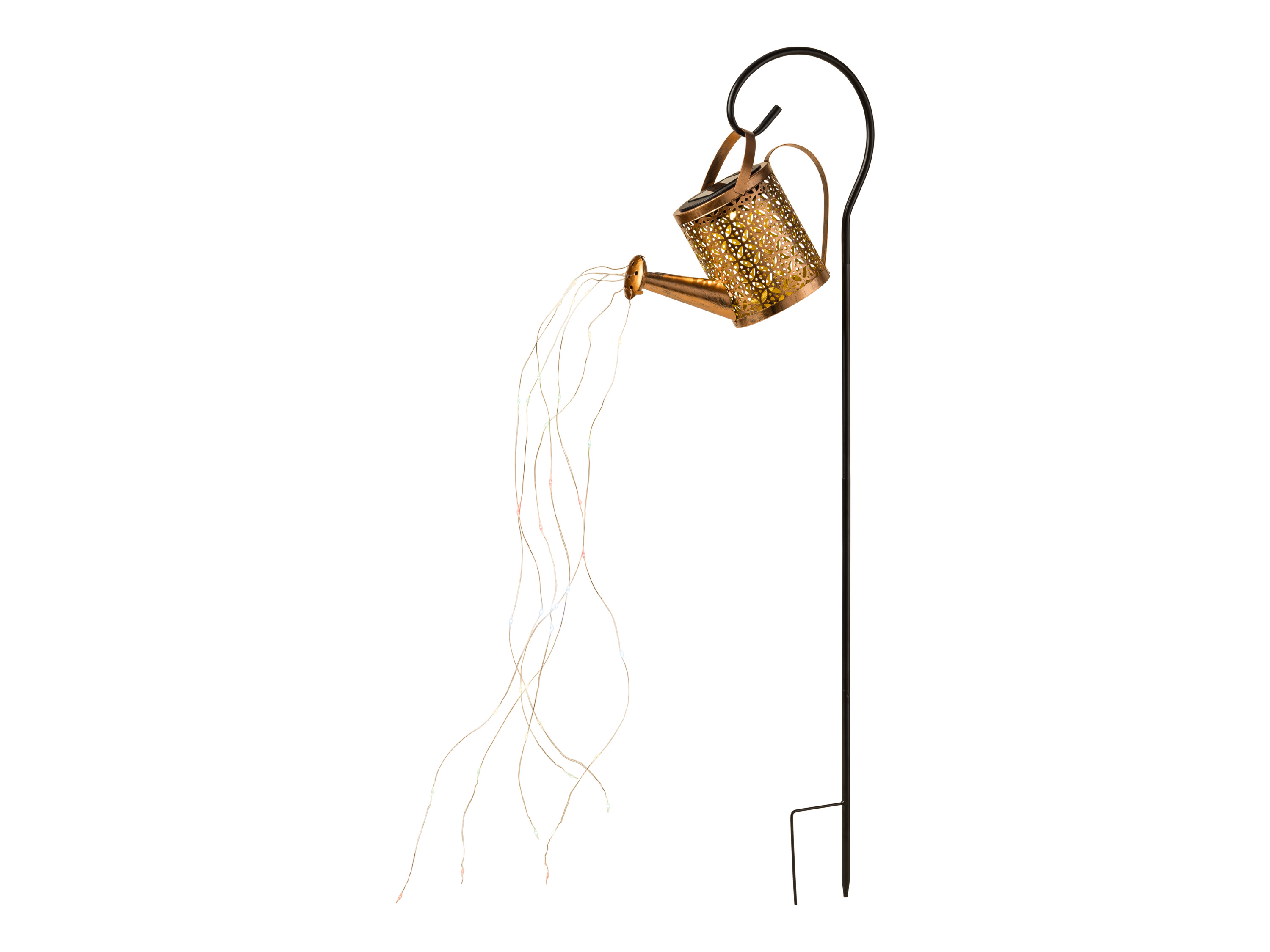 LIVARNO Gieter tuinlamp op zonne-energie (Bont gekleurd)