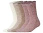 Dames sokken in beige en roze tinten