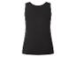 Zwarte dames tanktop, achterkant