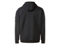 Zwarte hoodie met witte strepen