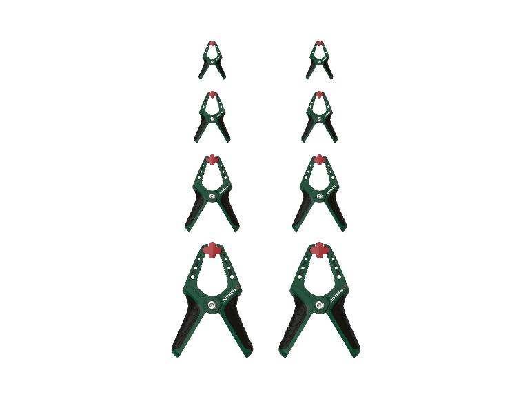 Set Parkside klemmen: diverse modellen en maten.