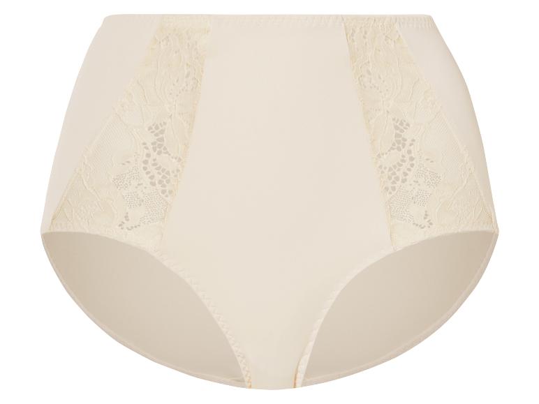 Beige slip met kant.