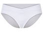 Witte damesonderbroek met hoge taille.