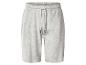 Grijze heren jersey shorts met trekkoord in de taille