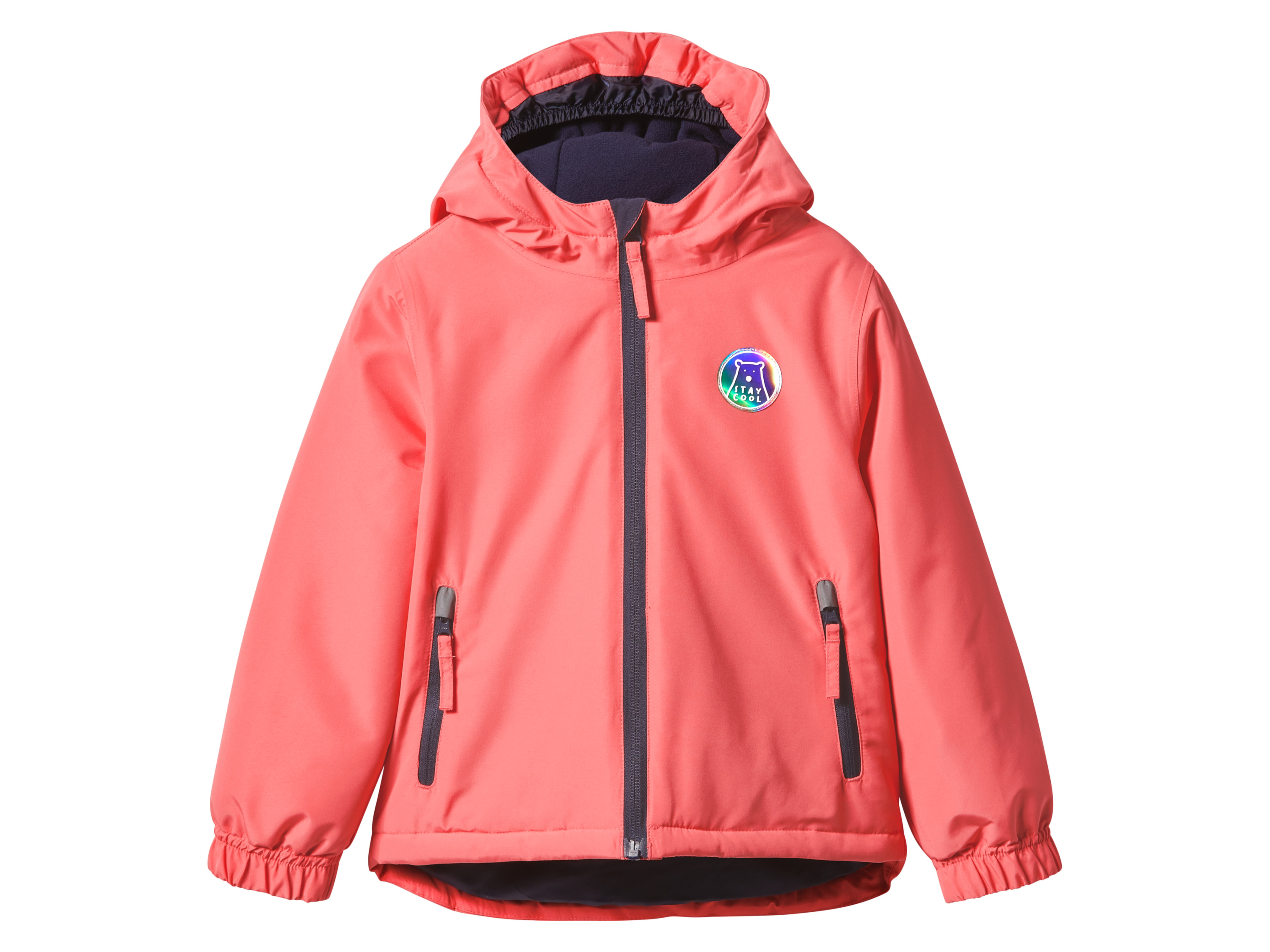 LUPILU Kinder winterjas (Koraal/donkerblauw, 110/116)