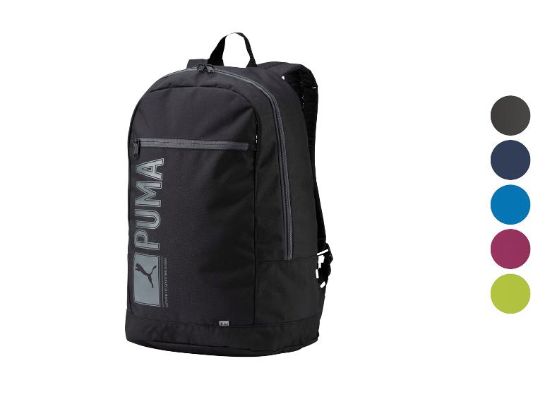 Zwarte Puma rugzak met kleur opties.