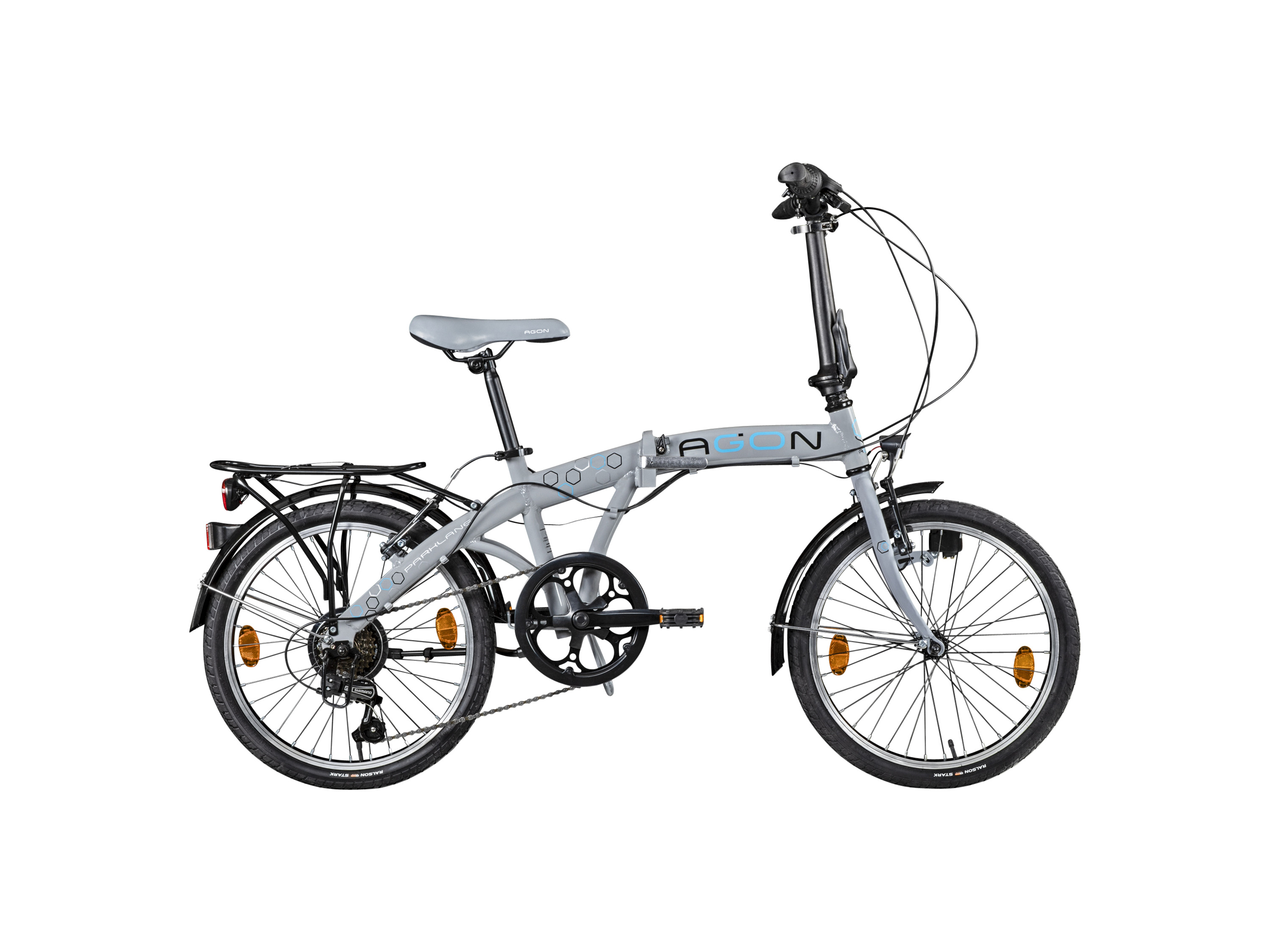 ZÜNDAPP Vouwfiets Parklane (Grijs/blauw)