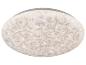 Ronde plafondlamp met beige patroon en glittereffect
