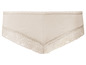 Beige onderbroek met kant.