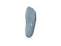 Lichtblauwe schoenzool met maatindicatie 31-34.