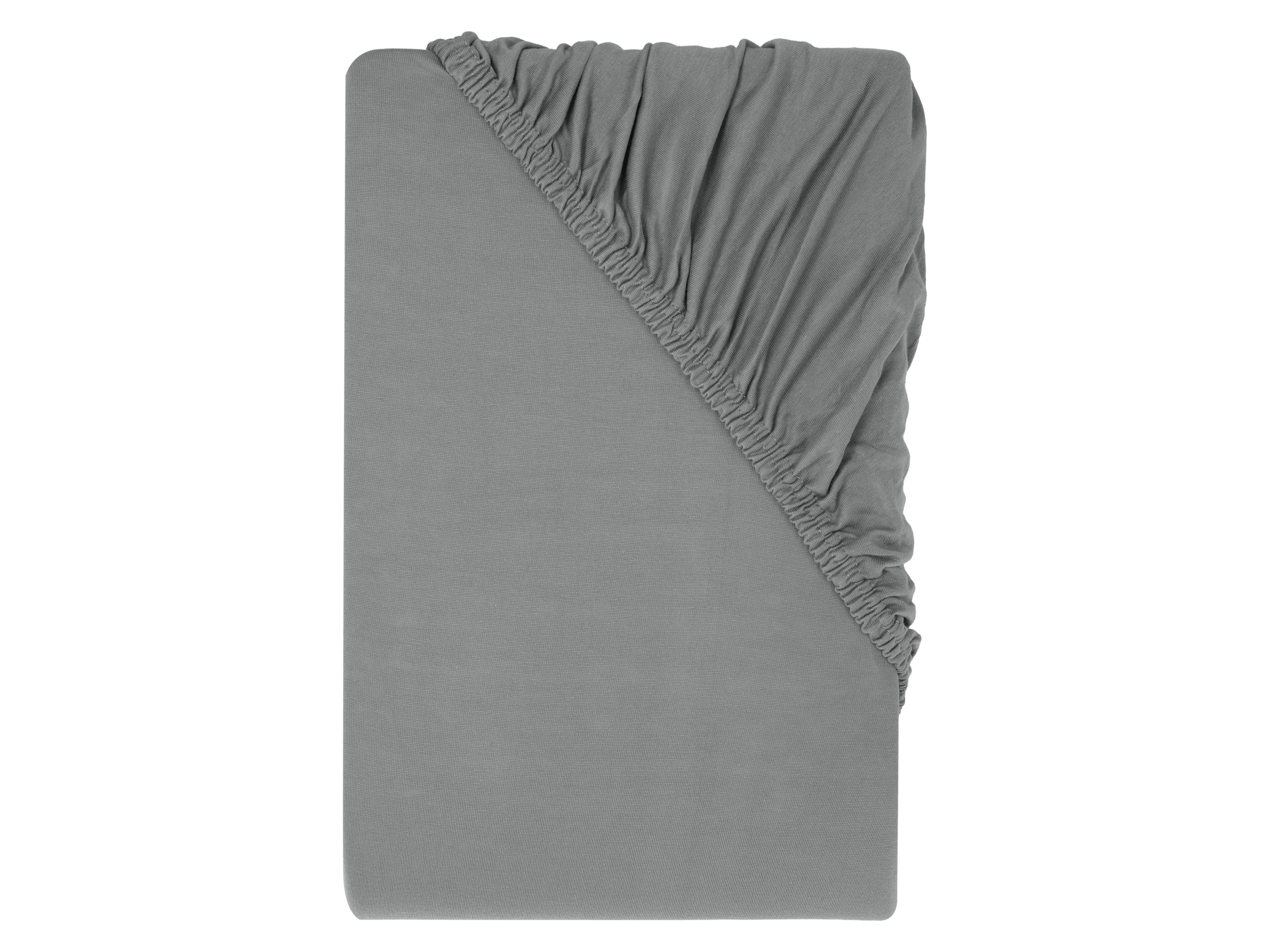 LIVARNO Jersey hoeslaken 90-100 x 200 cm (Grijs)