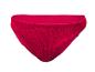 Rood dames bikinibroekje met textuur