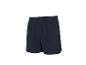 Donkerblauwe herenshort met elastische tailleband.