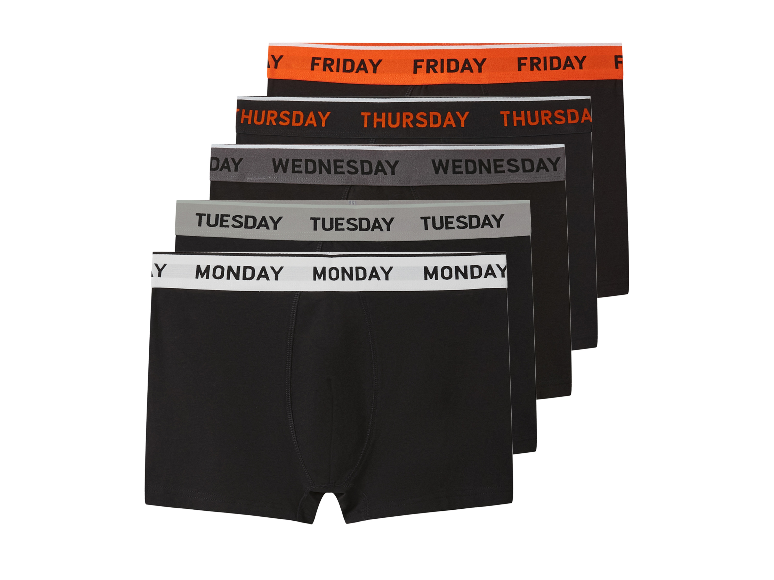 esmara Men Set van 5 heren boxers (Zwart, S)
