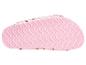 Roze slipper met golvende zool en hartjespatroon