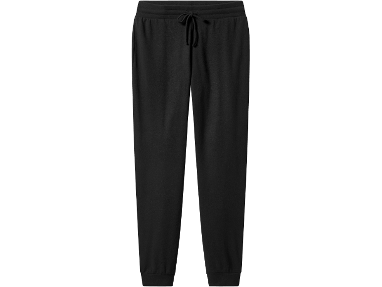 Zwarte joggingbroek met trekkoord in de taille.