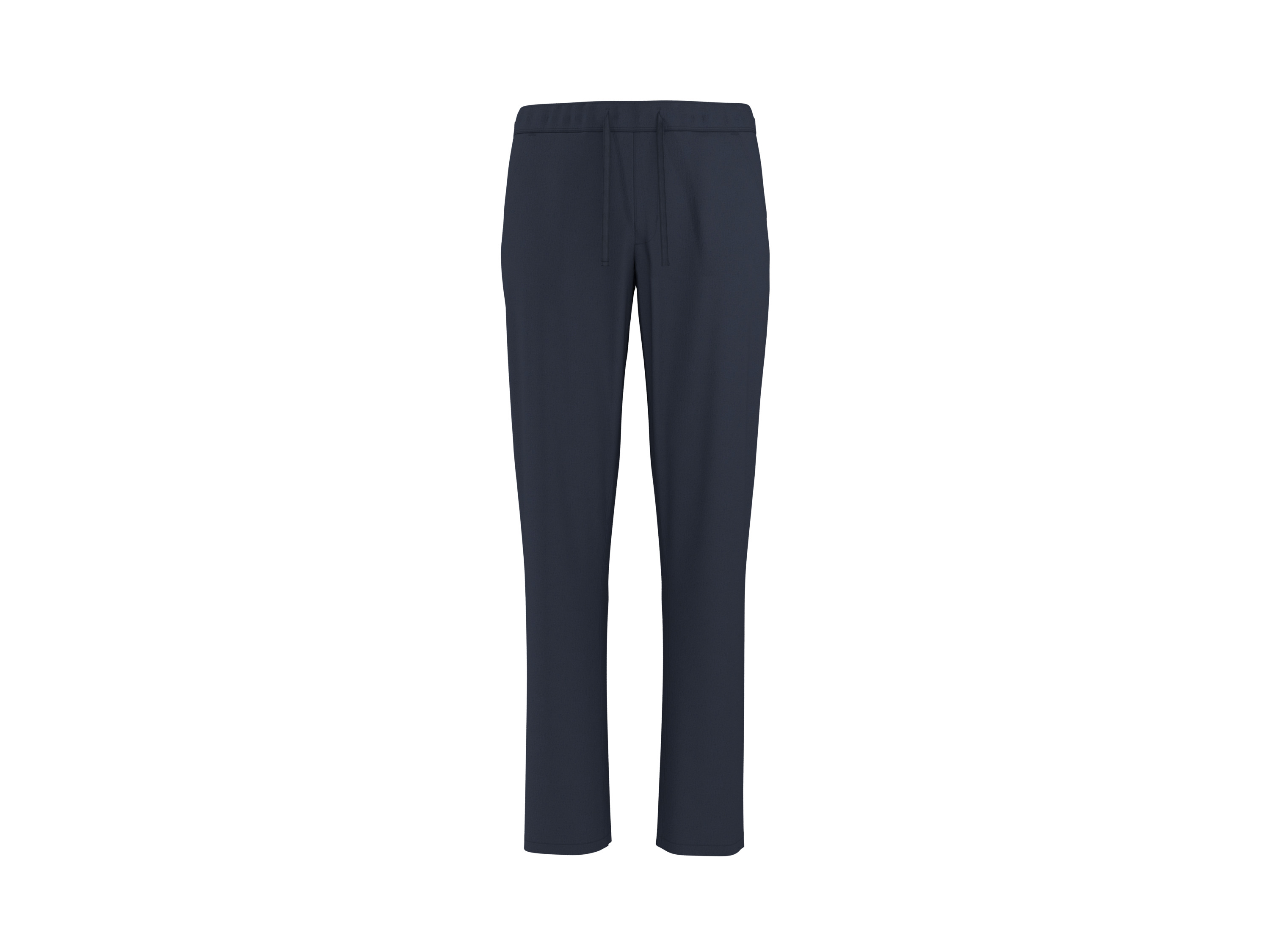 esmara Men Heren broek met linnen (Marineblauw, XXL)